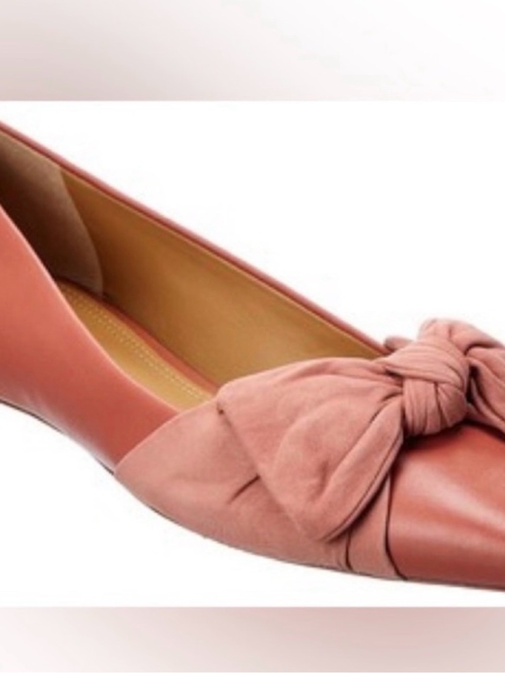 NEW Tory Burch Eleanor Bow leather flat shoes 9.5 - Picture 5 of 16